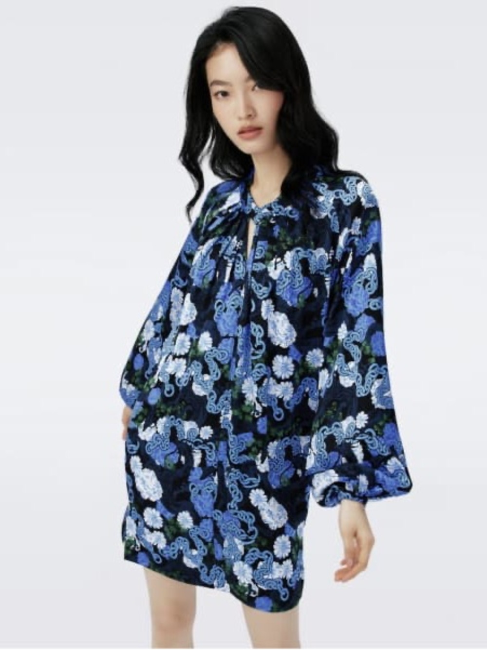 Diane Von Furstenberg silka mini dress